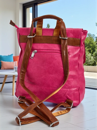 Royalfashion Sac à dos pour femmes en cuir écologique Klara