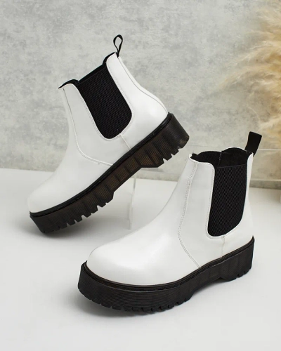 Royalfashion Bottes Movitas en cuir eko pour femme