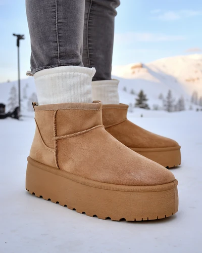 Royalfashion Bottes de neige à plateforme pour femmes a'la Dagodo