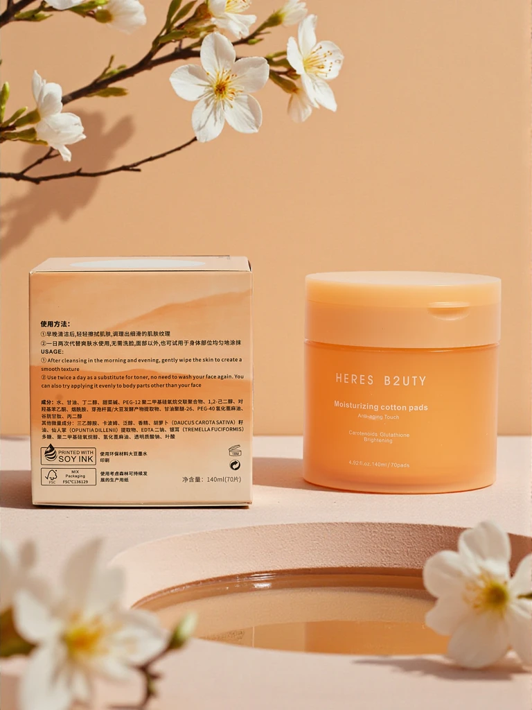 Disques de coton - hydratants, anti-âge