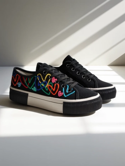 Baskets Royalfashion pour femmes avec impression Sercess