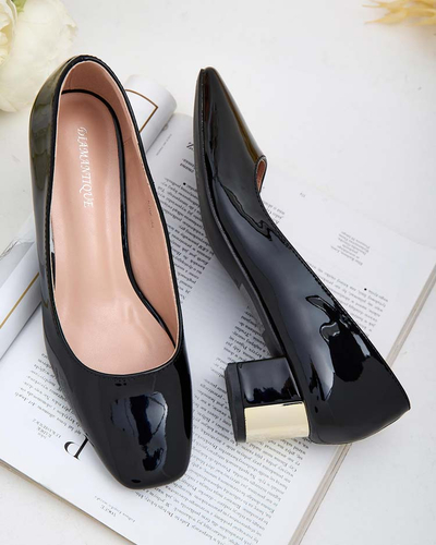 Royalfashion Escarpins bas à talon aiguille pour femme Eless