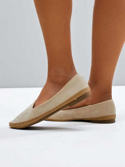 Espadrilles écologiques en daim pour femmes Royalfashion Emmeno