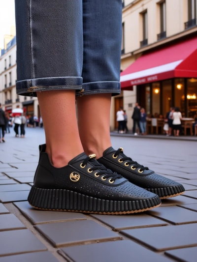 Royalfashion Baskets perforées sportives pour femmes Jovenes
