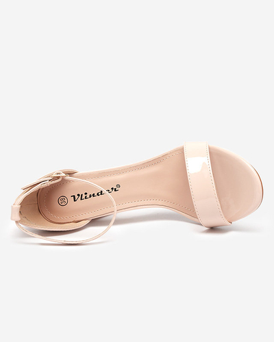 Sandale femme poudrée sur tige haute Rosdo - Footwear