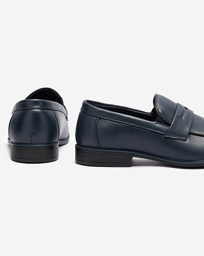 Demi-souliers classiques pour hommes bleu marine Jerif - Chaussures