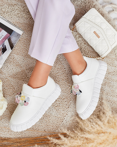 Royalfashion Demi chaussures de sport avec galets colorés Resinello