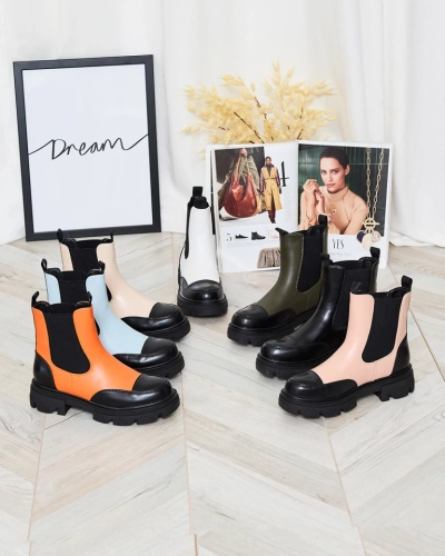 Royalfashion Bleu Bottes Userrus pour femmes