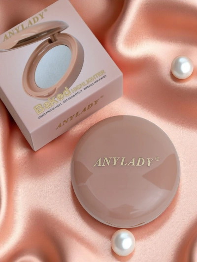 Anylady Enlumineur compact pour le visage Argent