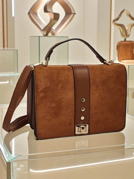 Petit sac à main pour femmes en cuir écologique Karelia