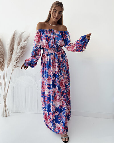 Royalfashion Robe midi femme à motif original