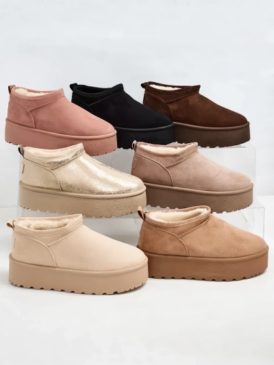 Royalfashion Bottes courtes pour femmes a'la bottes de neige Ozozi