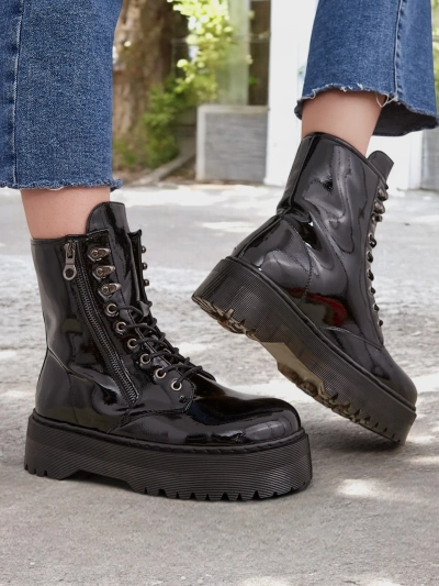 Les bottines pour femmes de Royalfashion sont des workery Fezolio