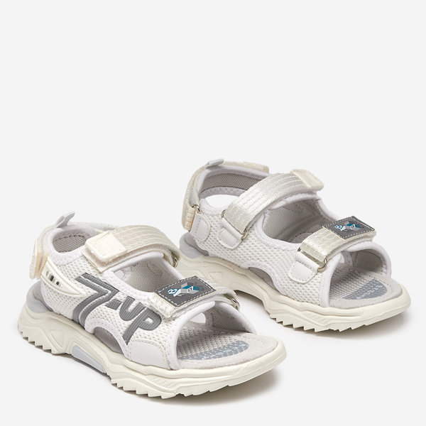 Sandales blanches pour enfants Doniso - Chaussures
