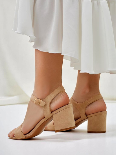 Sandales en éco-suedine pour femmes Royalfashion Quarter