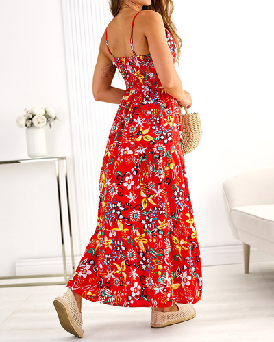 Royalfashion Robe midi en coton pour femme