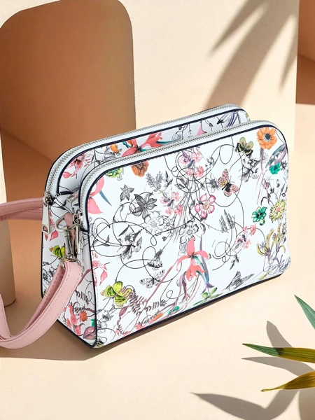 Royalfashion Petit sac à main pour femme en cuir écologique Florentia
