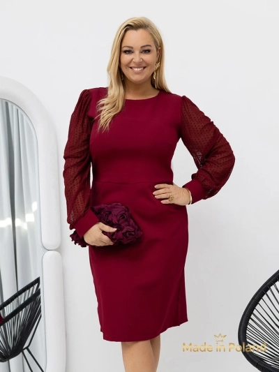 Élégante mini-robe pour femmes avec manches en résille Evilla