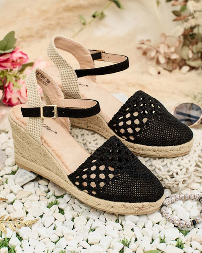 Royalfashion Espadrilles à talon Sintoles pour femme