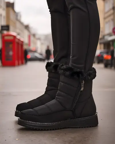 Royalfashion Bottes de neige pour femmes Fiego