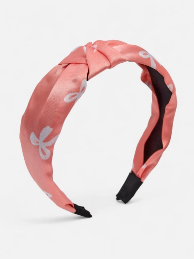 Royalfashion Bandeau Cheveux Satiné Tressé avec Imprimé
