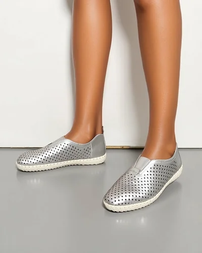 Royalfashion Mocassins perforés pour femmes Gofielle