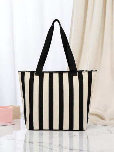 Royalfashion Sac en tissu rayé quotidien