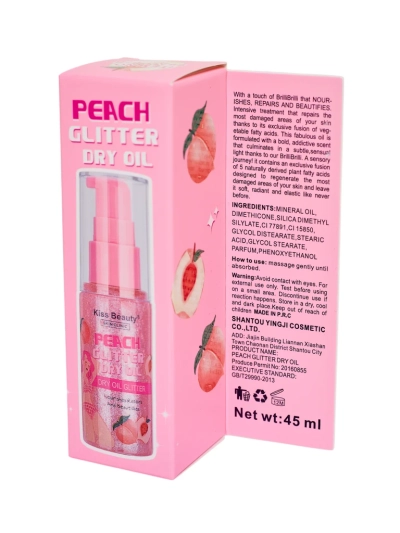 Summer Spray – Enlumineur liquide pour le visage et le corps Pêche