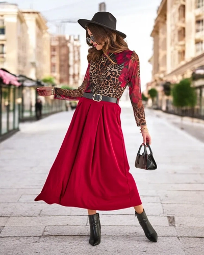 Jupe midi pour femmes de Royalfashion