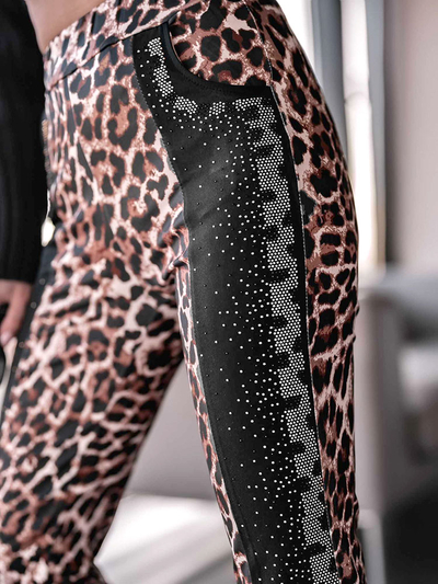 Royalfashion Leggings pour femmes avec imprimé