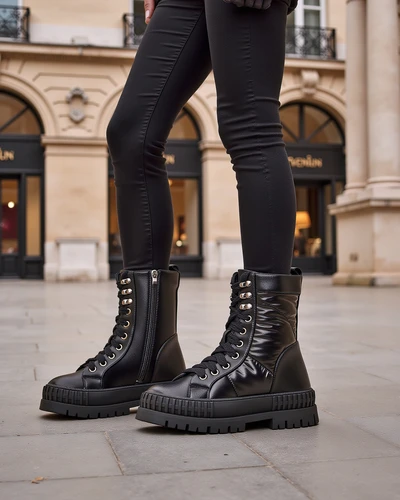 Royalfashion Bottes de travail à chevilles pour femmes Weolio
