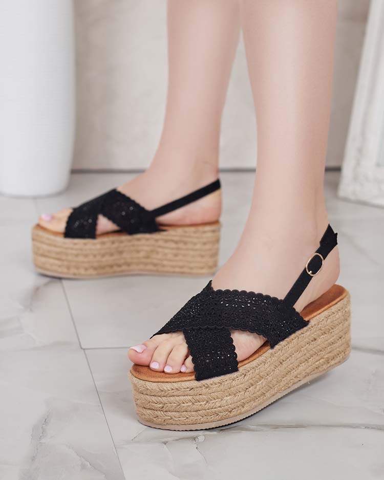 Royalfashion Sandales bottées Eloviale pour femme