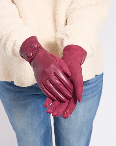 Gants en faux cuir pour femmes de Royalfashion