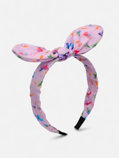 Royalfashion Bandeau pour enfants avec nœud et imprimé
