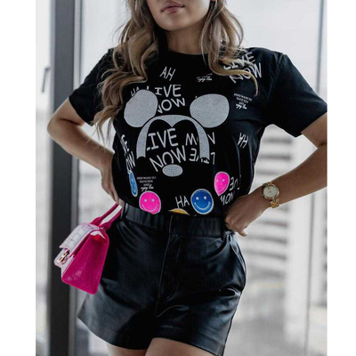 Royalfashion T-shirt imprimé pour femme