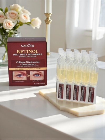 Sérum pour les yeux Sadoer Retinol Aurelia – collagène rajeunissant au niacinamide 20ml