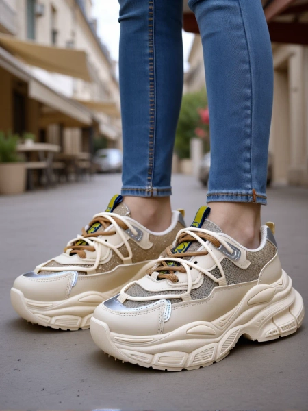 Sneakers Royalfashion pour femmes sur semelle épaisse Teresii