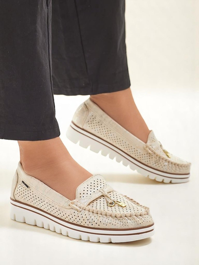Mocassins perforés Royalfashion pour femmes Elissas
