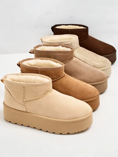Royalfashion Bottes de neige a'la plateforme pour femmes Dagodo