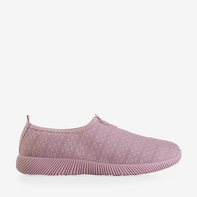 Baskets à enfiler Smegin roses pour femmes - Chaussures