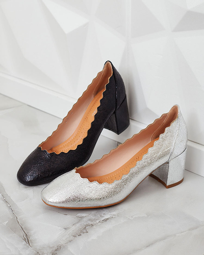 Royalfashion Escarpins à talons aiguilles Nynony pour femme noir