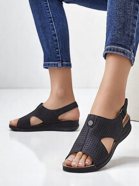 Royalfashion Sandales ajourées pour femmes Leminni