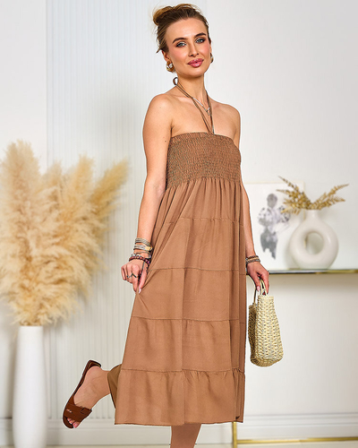 Royalfashion Robe midi pour femme