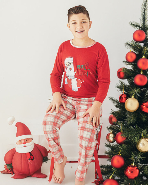 Royalfashion Pyjama de Noël gris pour enfants