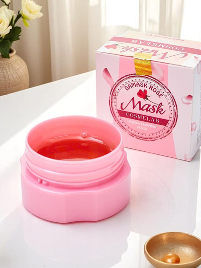 Masque Visage à la Rose de Damas - hydrate et régénère la peau