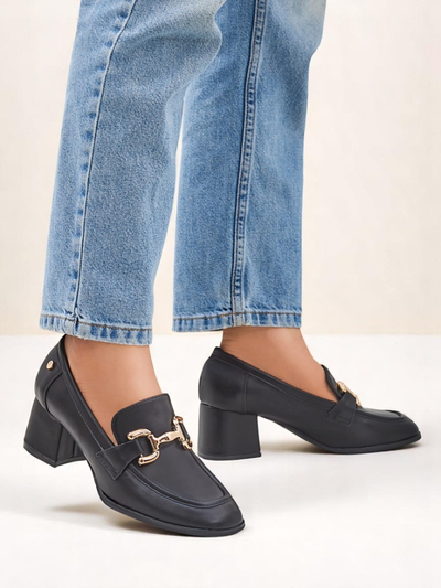 Mocassins femme Royalfashion à petits talons Kamelia