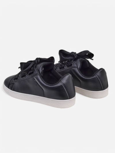 Baskets éco-cuir Royalfashion pour femmes avec lacets décoratifs Etti