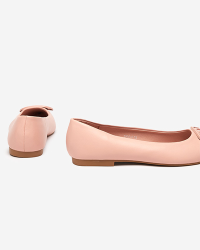 Ballerines pointues roses pour femme avec ornement sur le bout Manico - Footwear