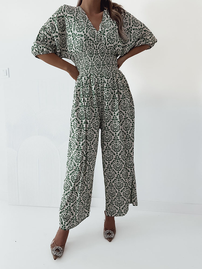 Royalfashion Combinaison à motifs pour femme