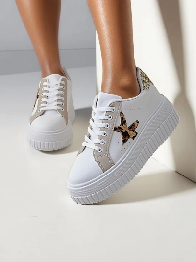 Royalfashion Baskets de Sport à Plateforme pour Femmes Elin